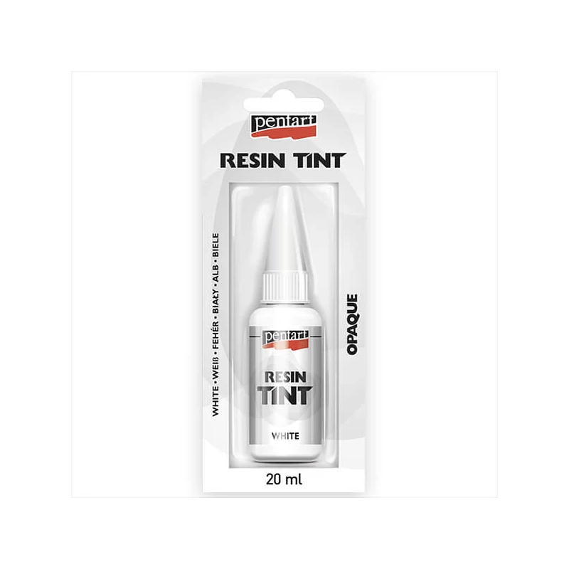 Pentart gyantaszínező tinta, 20 ml - fehér