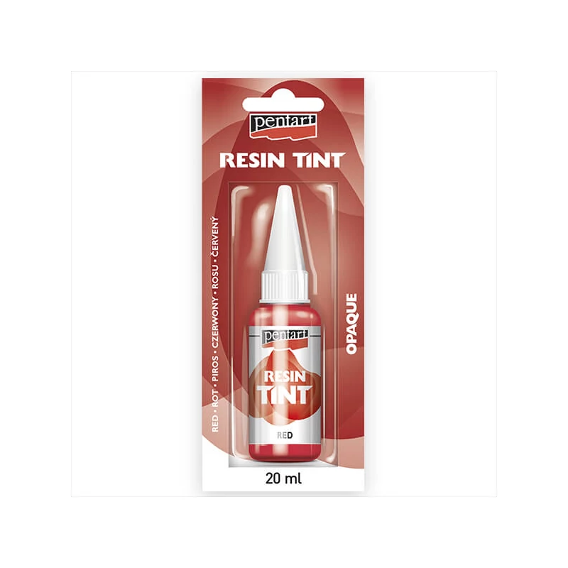 Pentart gyantaszínező tinta, 20 ml - piros