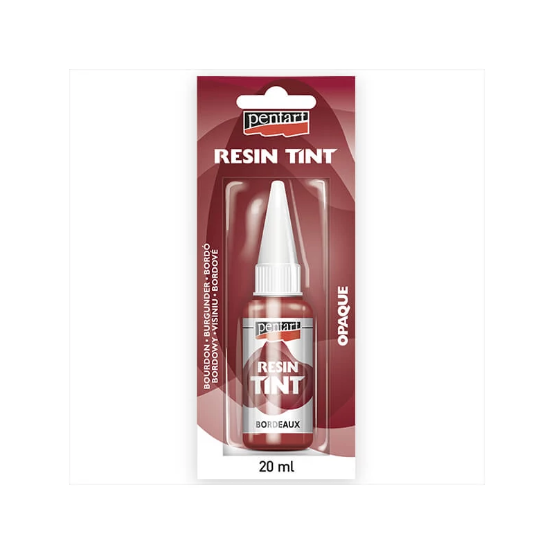 Pentart gyantaszínező tinta, 20 ml - bordó