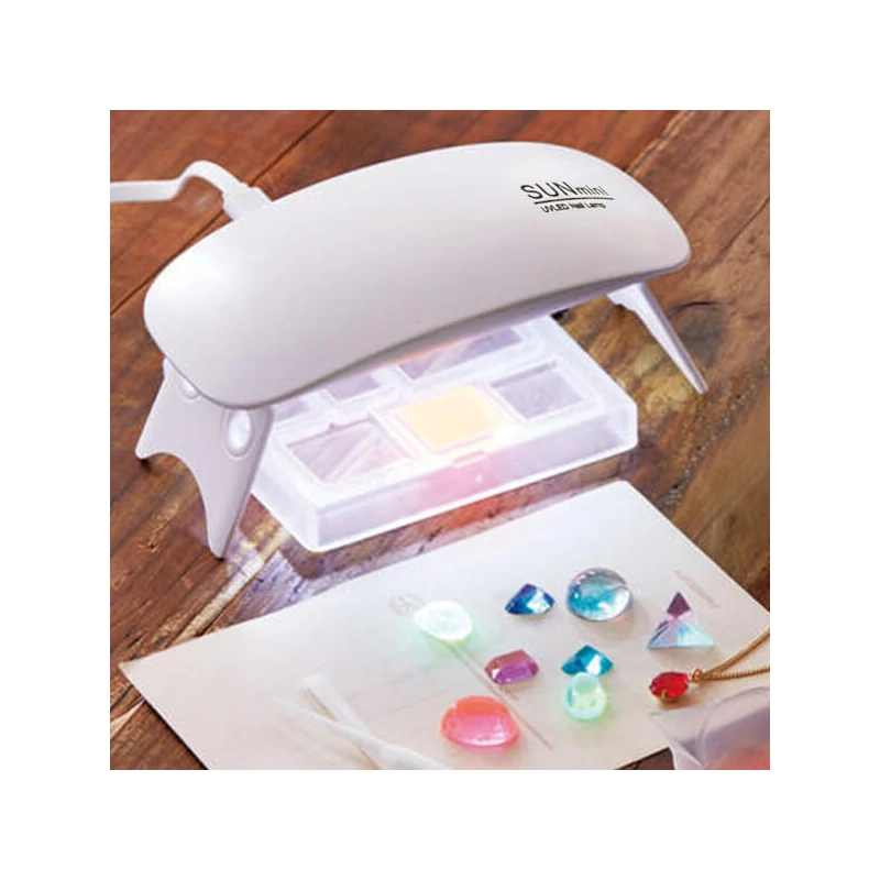 UV minilámpa, 6 LED-es