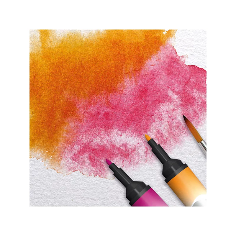 Promarker Watercolour kétvégű akvarell ecsetfilc készlet - 24 db, cipzáras tartóban