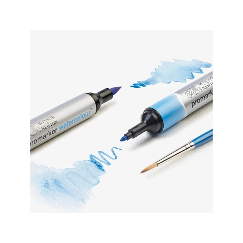 Promarker Watercolour kétvégű akvarell ecsetfilc készlet - 24 db, cipzáras tartóban