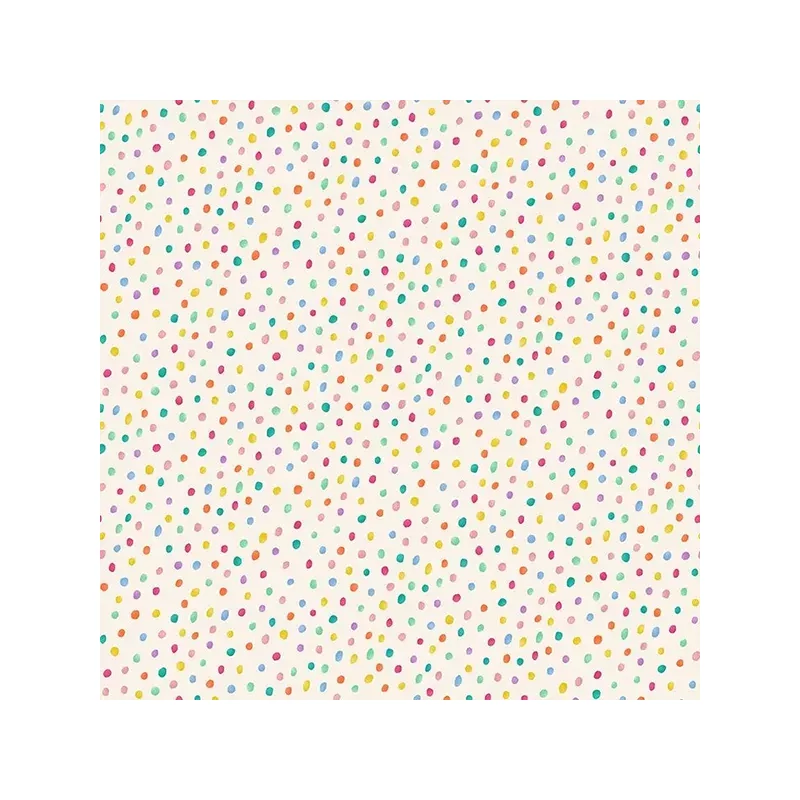 Patchwork anyag - Makower - Hello Spring Spots Cream 088/Q