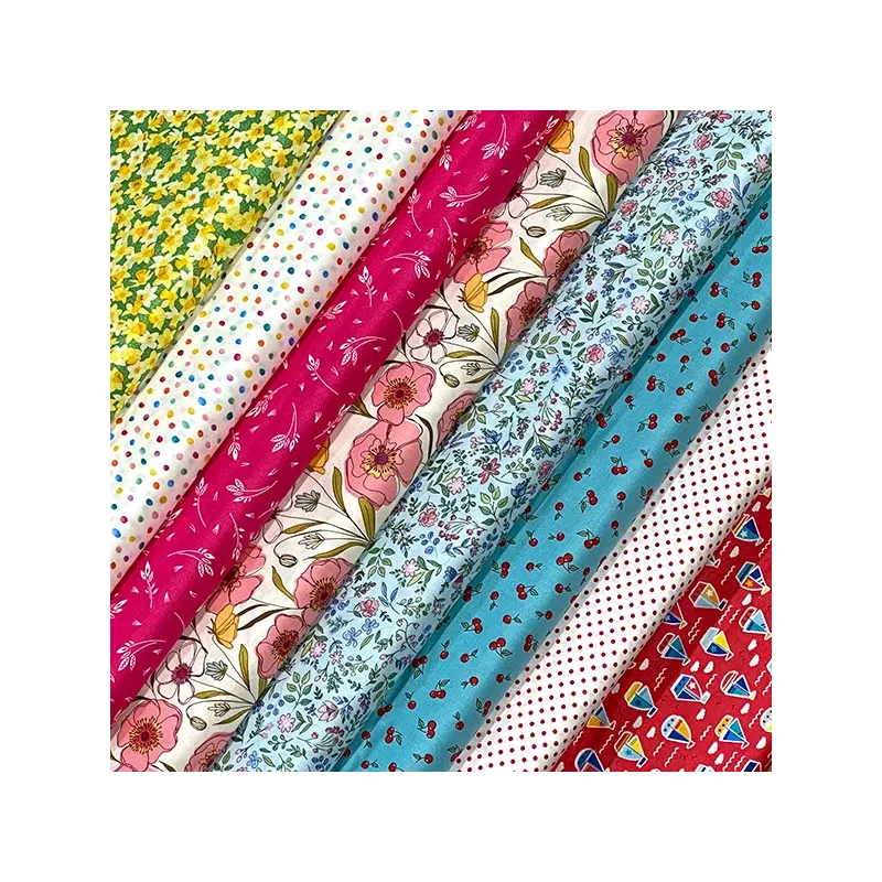 Patchwork anyag - Makower - Hello Spring Spots Cream 088/Q