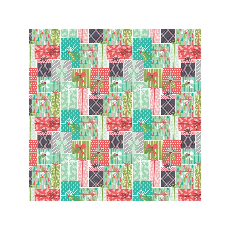 Patchwork anyag - Free Spirit - Fa la la by Maude Asbury 014XMULTI