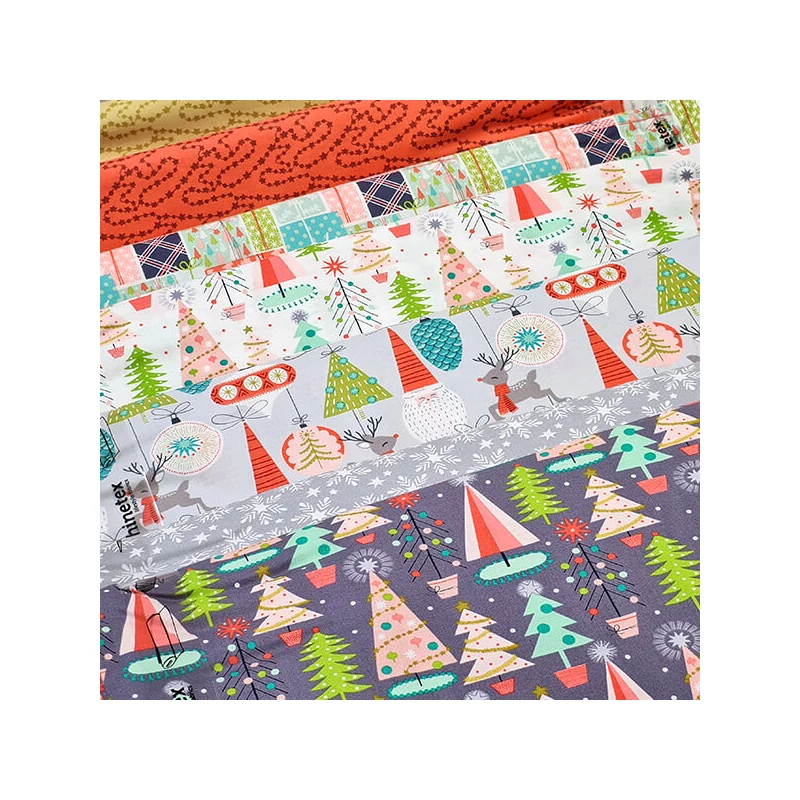 Patchwork anyag - Free Spirit - Fa la la by Maude Asbury 014XMULTI