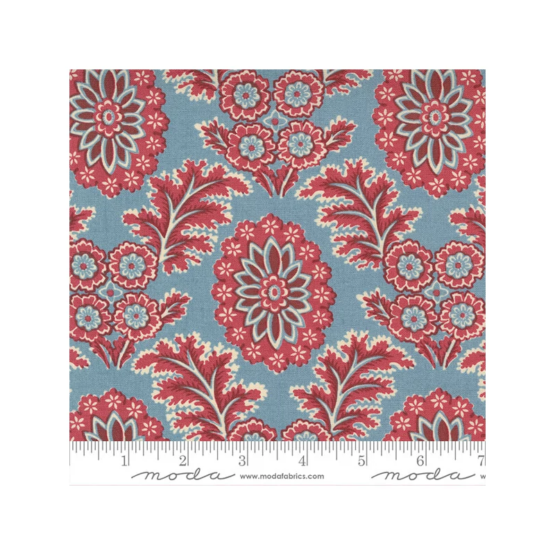 Patchwork anyag - Moda - La Vie Bohéme by French General 13902-13 french blue