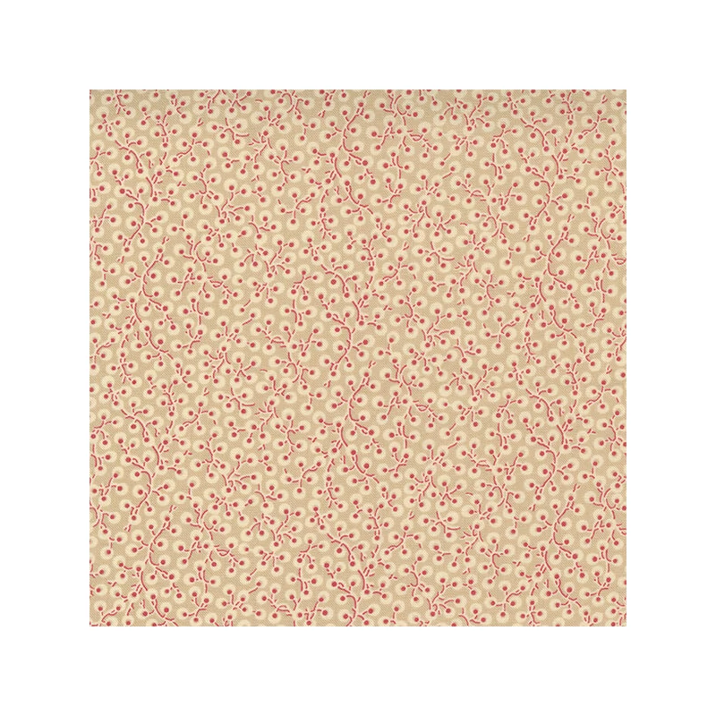 Patchwork anyag - Moda - La Vie Bohéme by French General 13907-16 oyster french red