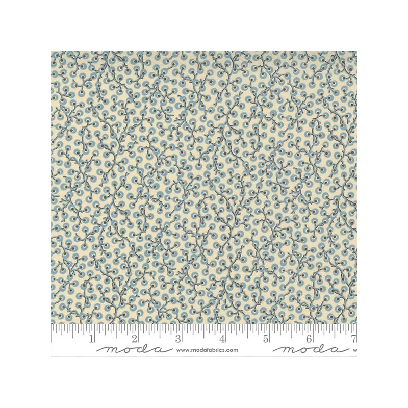 Patchwork anyag - Moda - La Vie Bohéme by French General 13907-19 pearl french blue