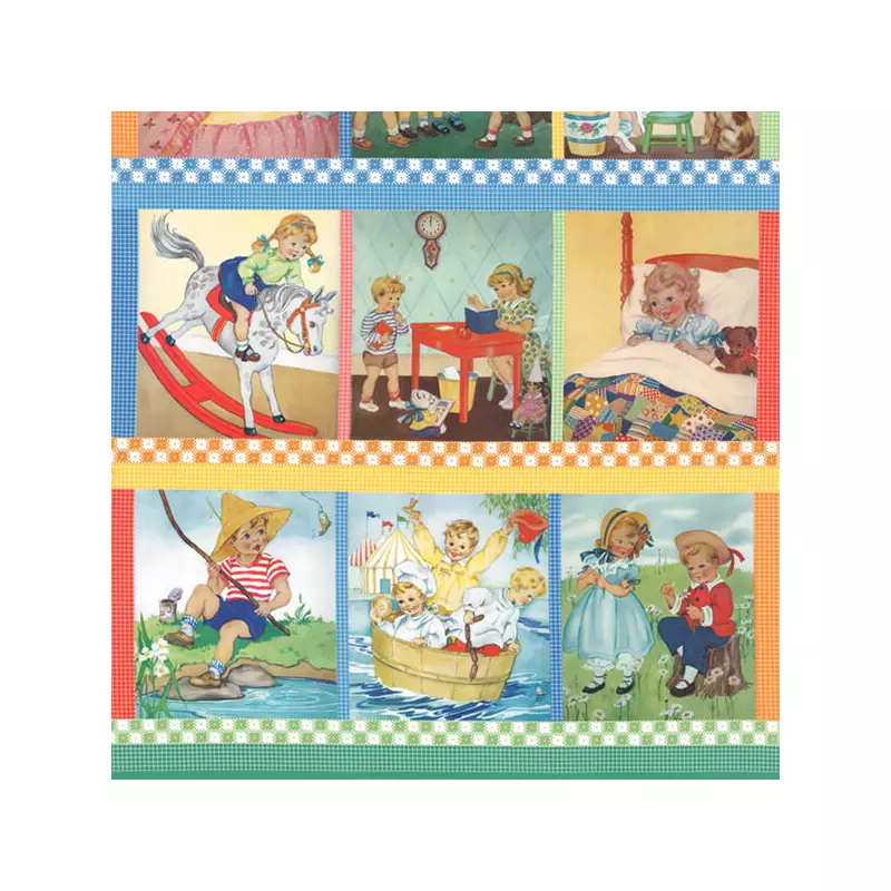 Patchwork anyag - Moda - Story Time by American Jane 21790-11, Panel, 60cm