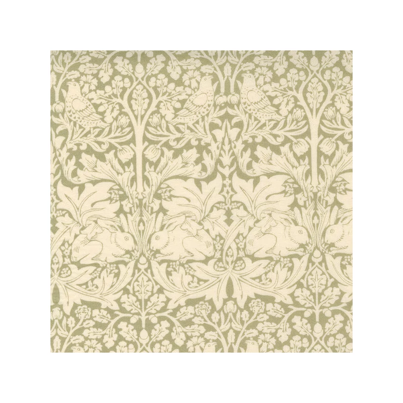 Patchwork anyag - Moda - Barbara Brackman by Best of Morris 2021 8363-11 sage green