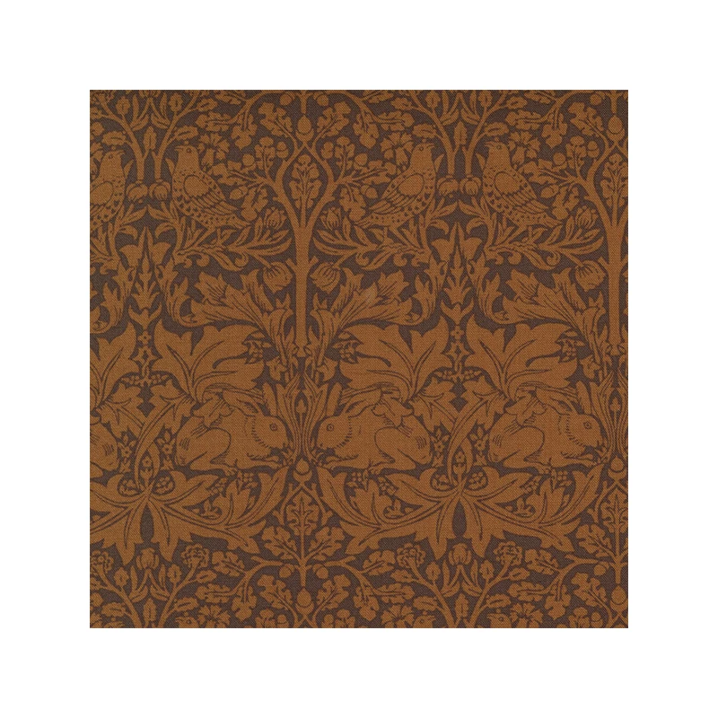 Patchwork anyag - Moda - Barbara Brackman by Best of Morris 2021 8363-19 brown