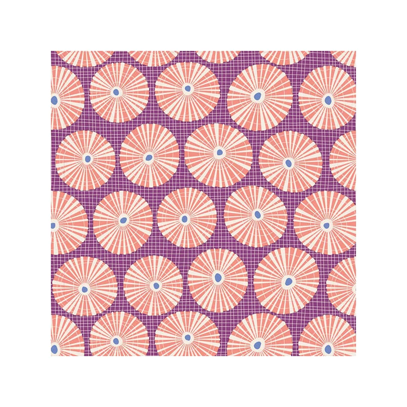 Patchwork anyag - Tilda Cotton Beach - Limpet shell lilac 100323