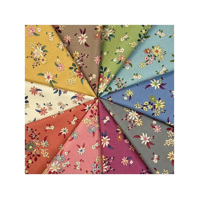 Patchwork anyag - Tilda Chic Escape - Daisyfield ginger 110056