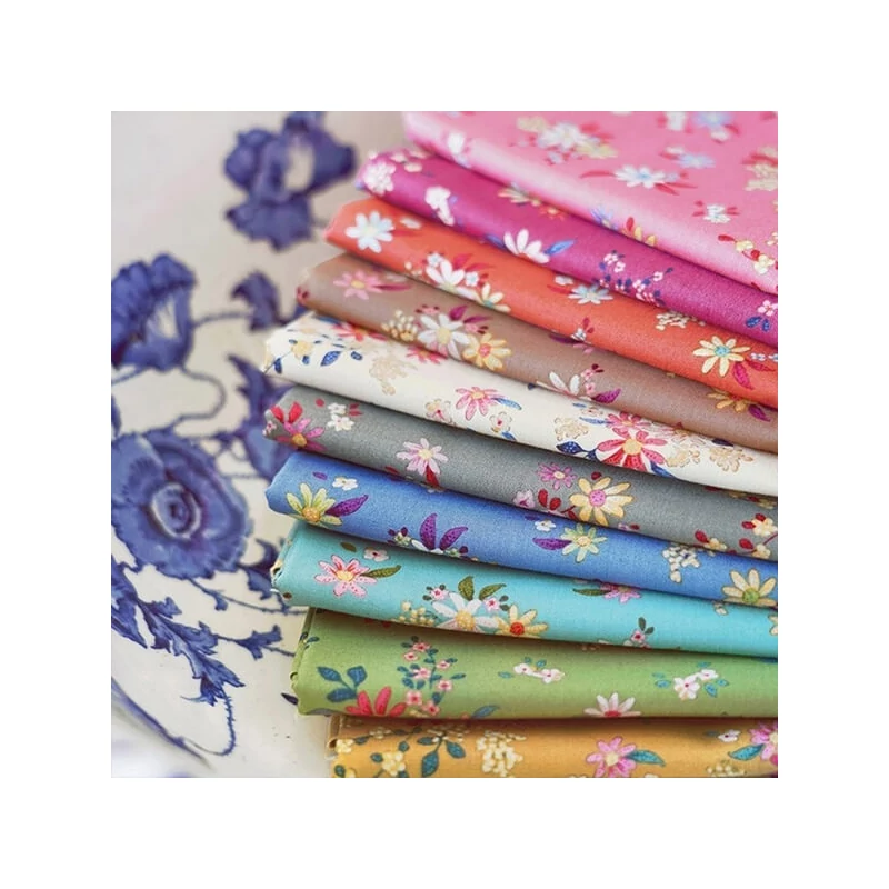 Patchwork anyag - Tilda Chic Escape - Daisyfield ginger 110056