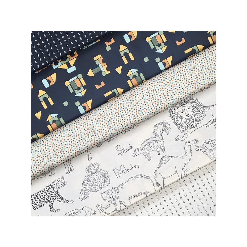 Patchwork anyag - Moda - ABC xyz by Stacy lest Hsu 20814-20