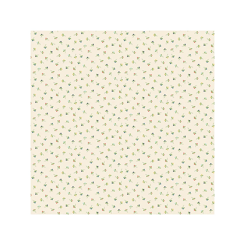 Patchwork anyag - Makower - Amelia Bud cream 2512-Q