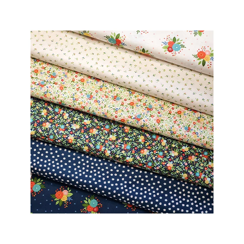 Patchwork anyag - Makower - Amelia Posy cream 2509-Q