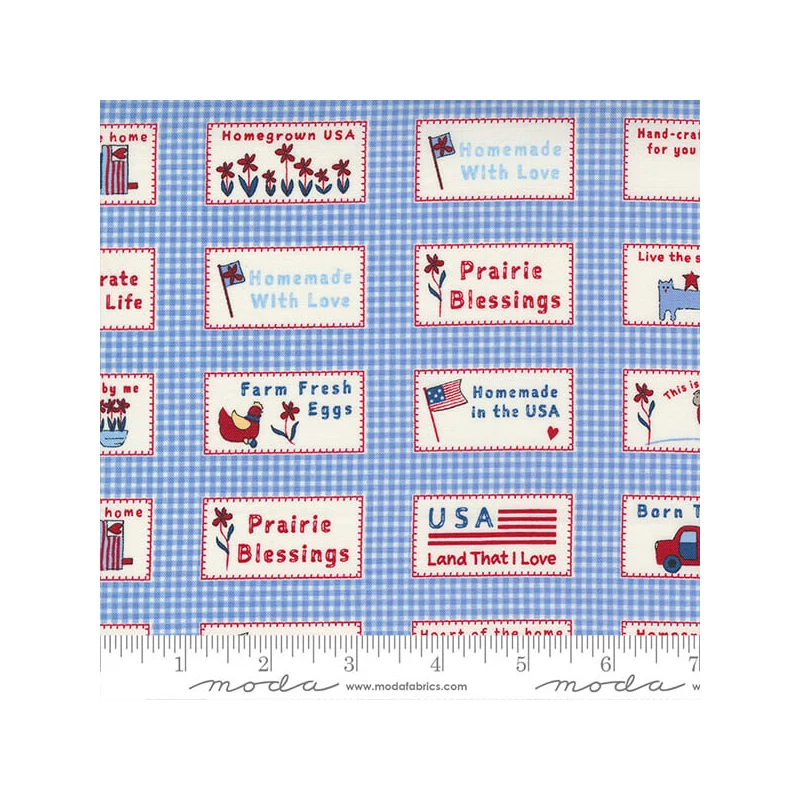 Patchwork anyag - Moda - Prairie Days by by Bunny Hill Designs 2990-16