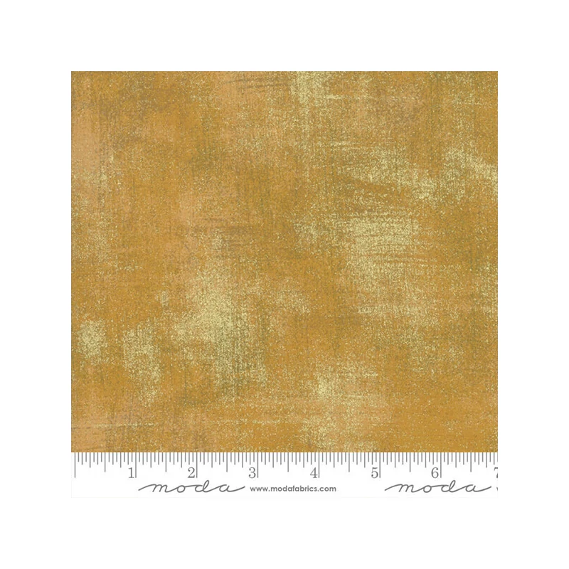 Patchwork anyag - Moda - Grunge Metallic Basic Grey 30150-522M harvest gold metallic