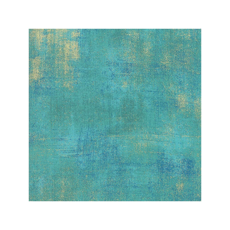 Patchwork anyag - Moda - Grunge Metallic Basic Grey 30150-524M peacock metallic