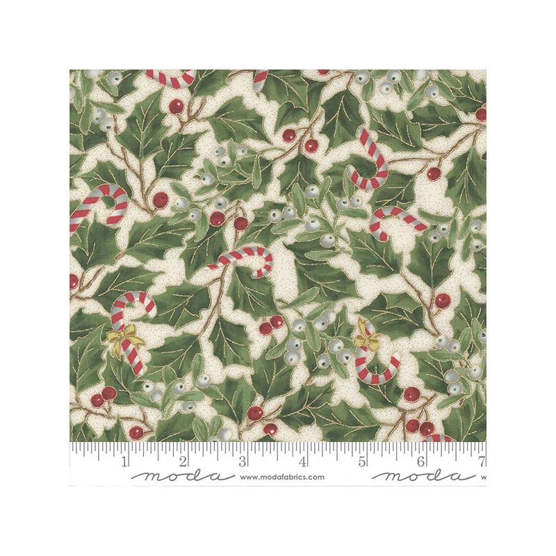 Patchwork anyag - Moda - Merry Manor Metallic 33662-11M