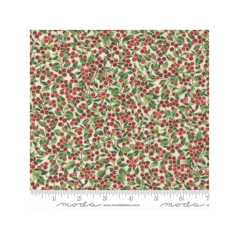 Patchwork anyag - Moda - Merry Manor Metallic 33664-11M
