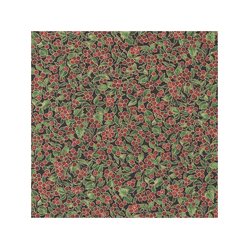Patchwork anyag - Moda - Merry Manor Metallic 33664-15M