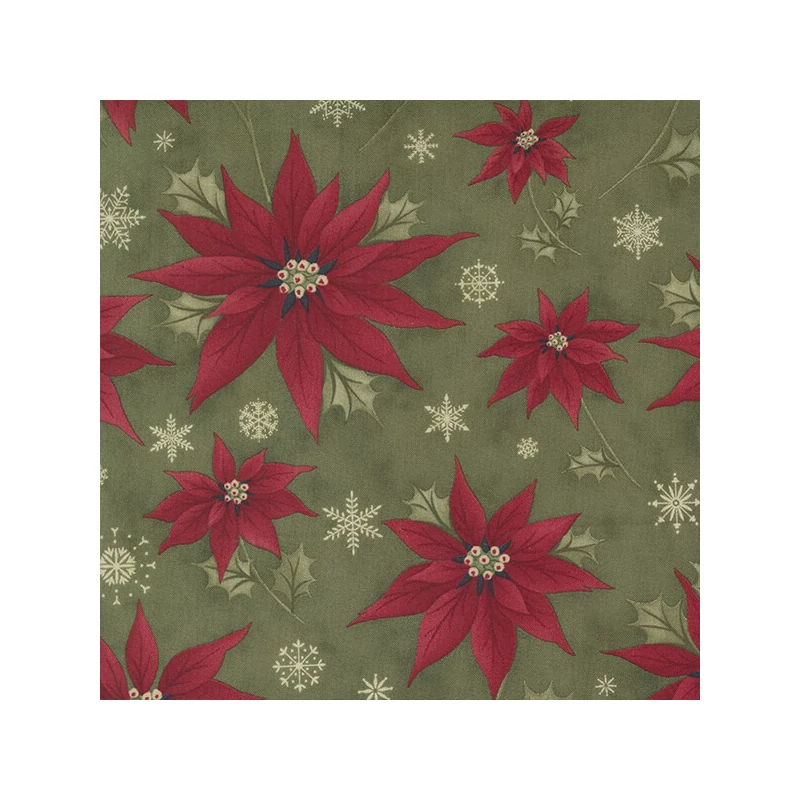 Patchwork anyag - Moda - Poinsettia Plaza by 3 Systers 44290-14
