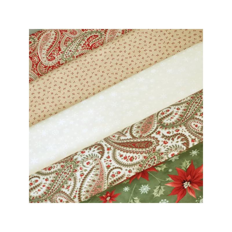 Patchwork anyag - Moda - Poinsettia Plaza by 3 Systers 44292-11