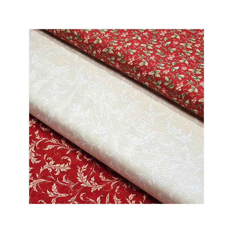 Patchwork anyag - Moda - Poinsettia Plaza by 3 Systers 44293-12
