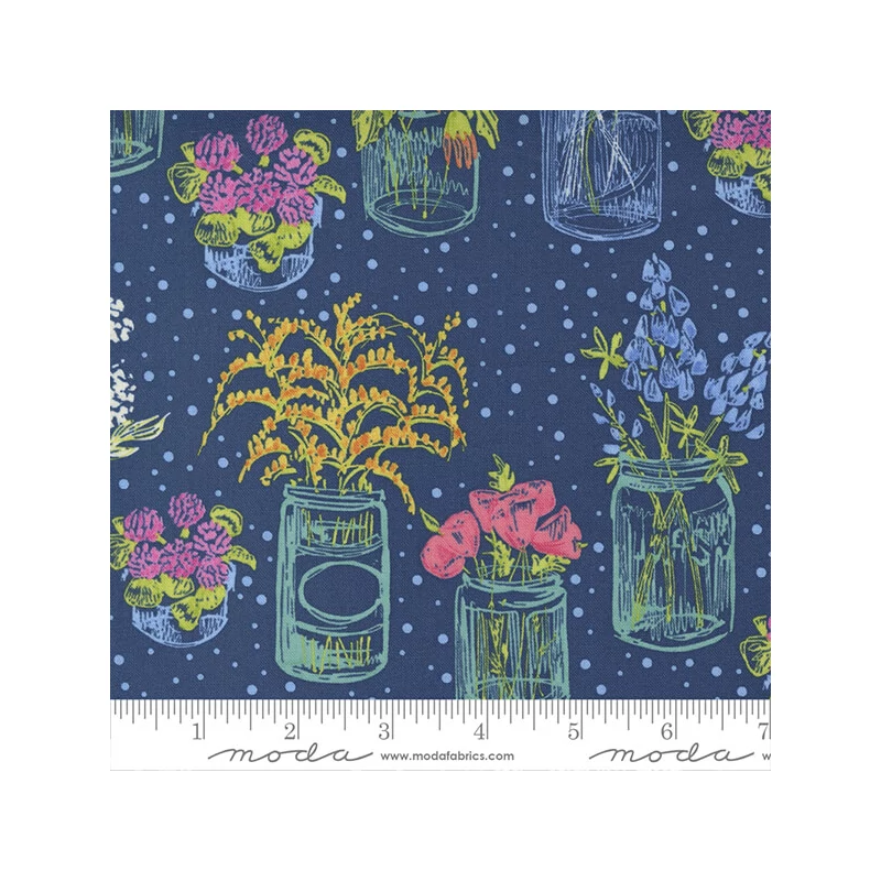 Patchwork anyag - Moda - Wild Blossom by Robin Pickens 48734-25