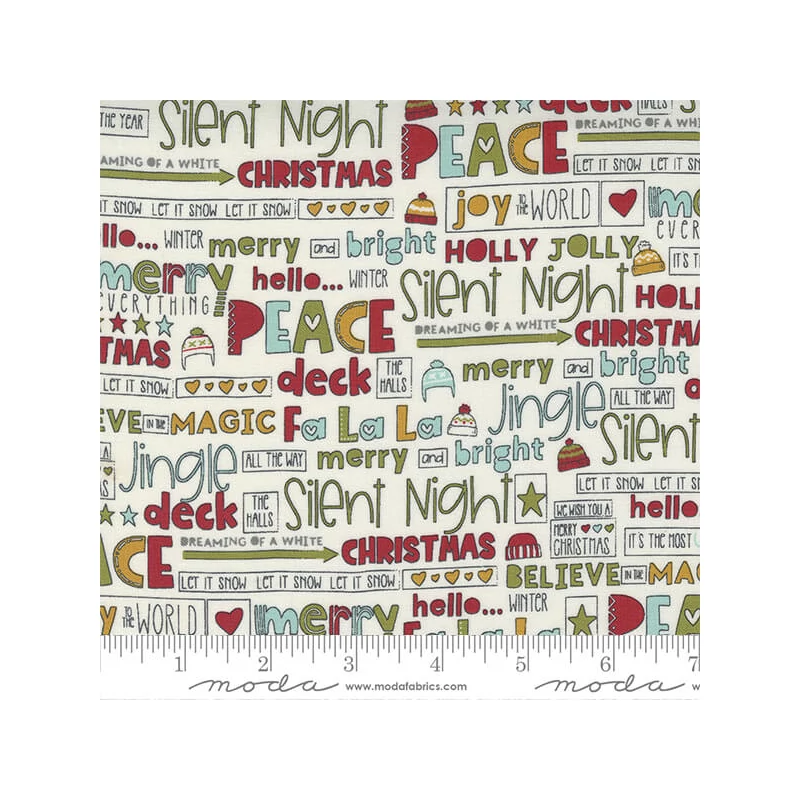 Patchwork anyag - Moda - Snowkissed by Sweetwater 55580-11