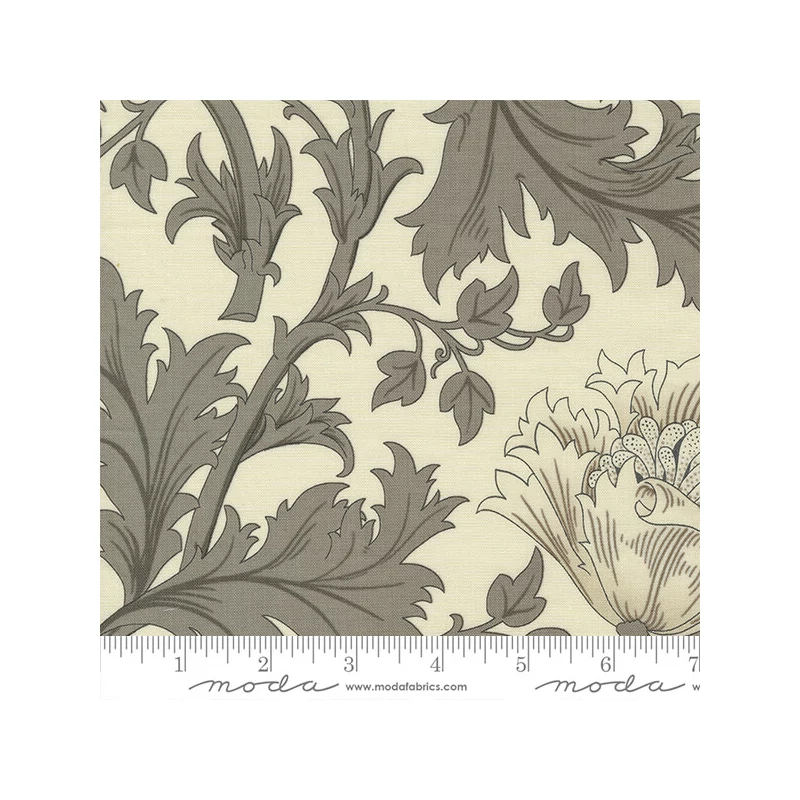 Patchwork anyag - Moda - Barbara Brackman by Best of Morris Ebony Suite 8380-13