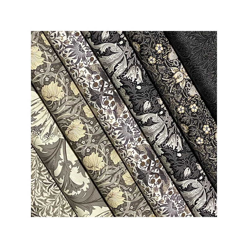 Patchwork anyag - Moda - Barbara Brackman by Best of Morris Ebony Suite 8380-13