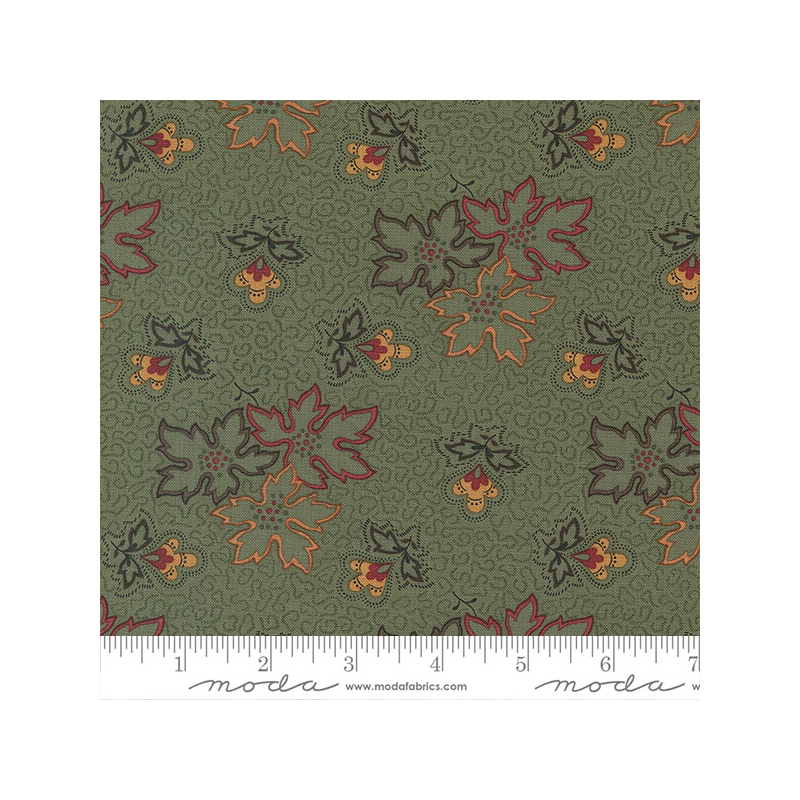 Patchwork anyag - Moda - Fluttering Leaves by Kansas Troubes 9730-15