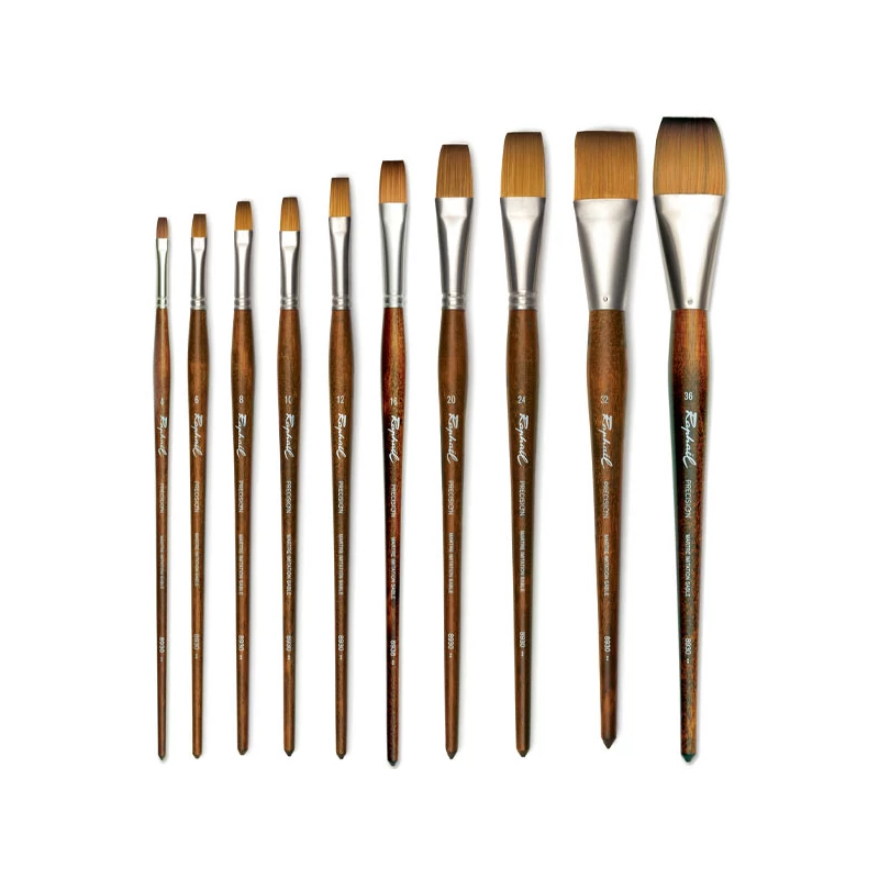 Raphael Precision 8930 hosszúszőrű lapos ecset - 08