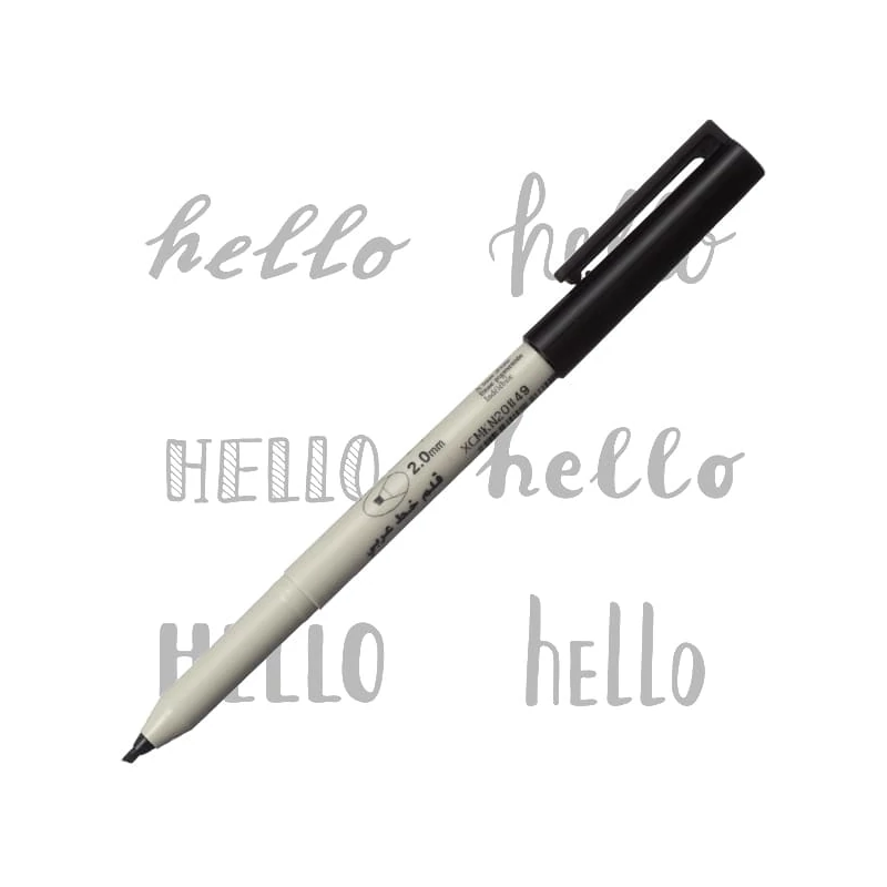 Sakura kalligrafikus filctoll, fekete - 2 mm