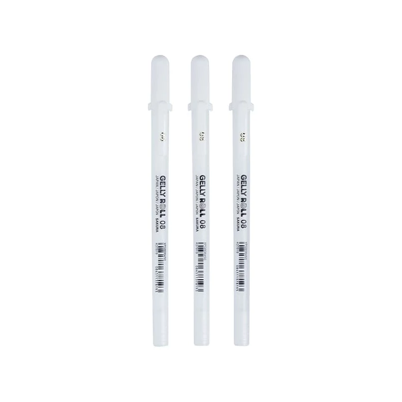 Sakura Gelly Roll Basic zselés toll készlet - 3 db, Bright White (08)