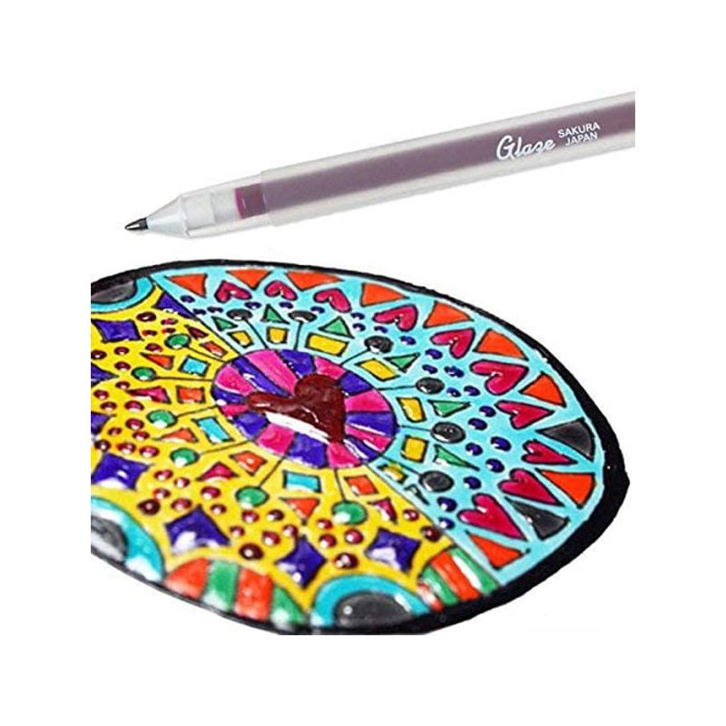 Sakura Gelly Roll Glaze 3D zselés toll - 849, black