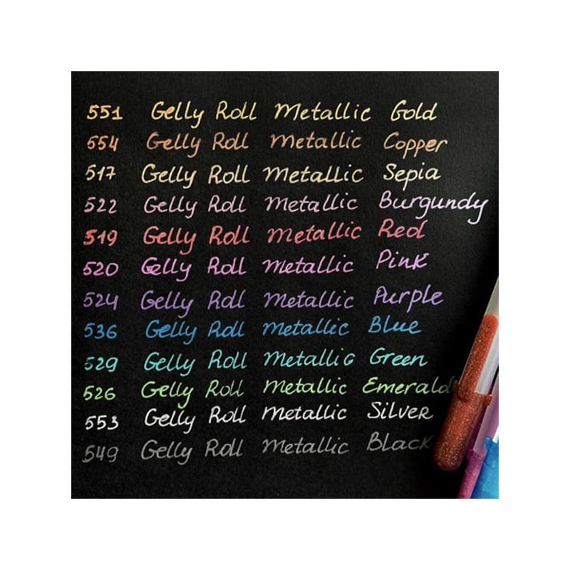 Sakura Gelly Roll Metallic zselés toll - 551, gold