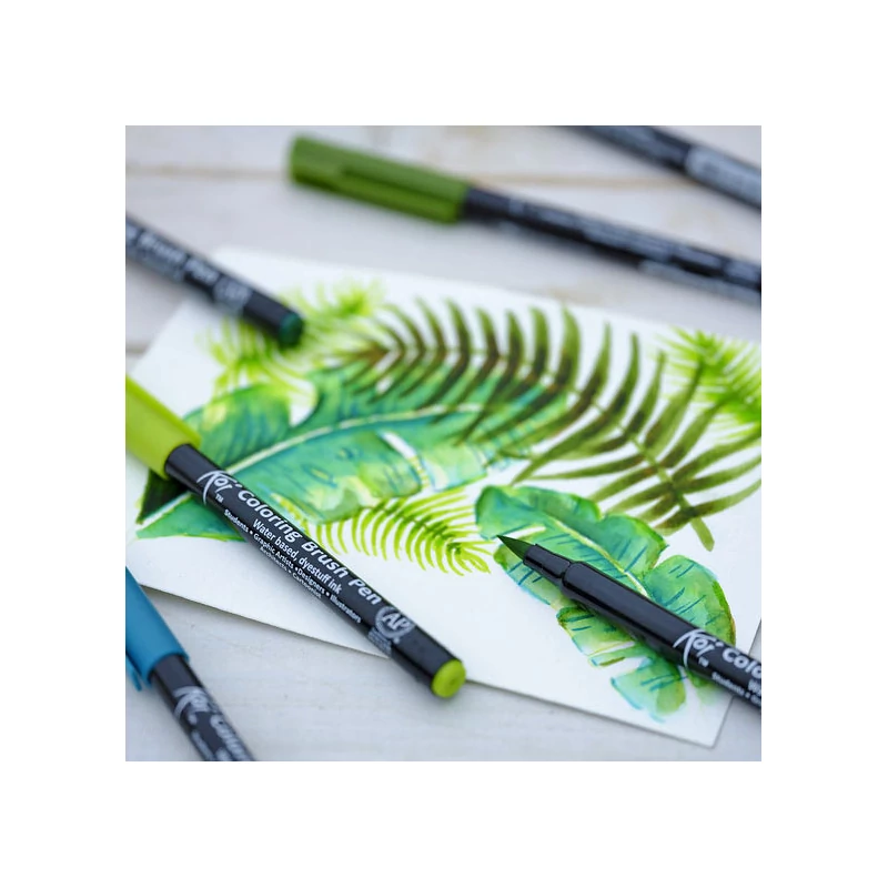 Sakura Koi brush pen ecsetfilc - 28, blue green light