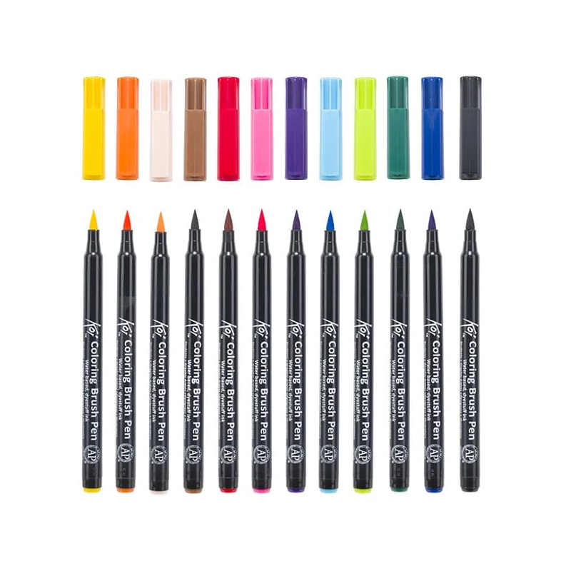 Sakura Koi Brush Pen ecsetfilc készlet - 12 db