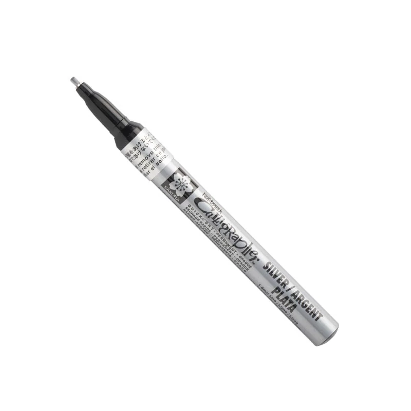 Sakura Pen-Touch Calligrapher kalligrafikus lakkfilc, fine (1,8 mm) - silver