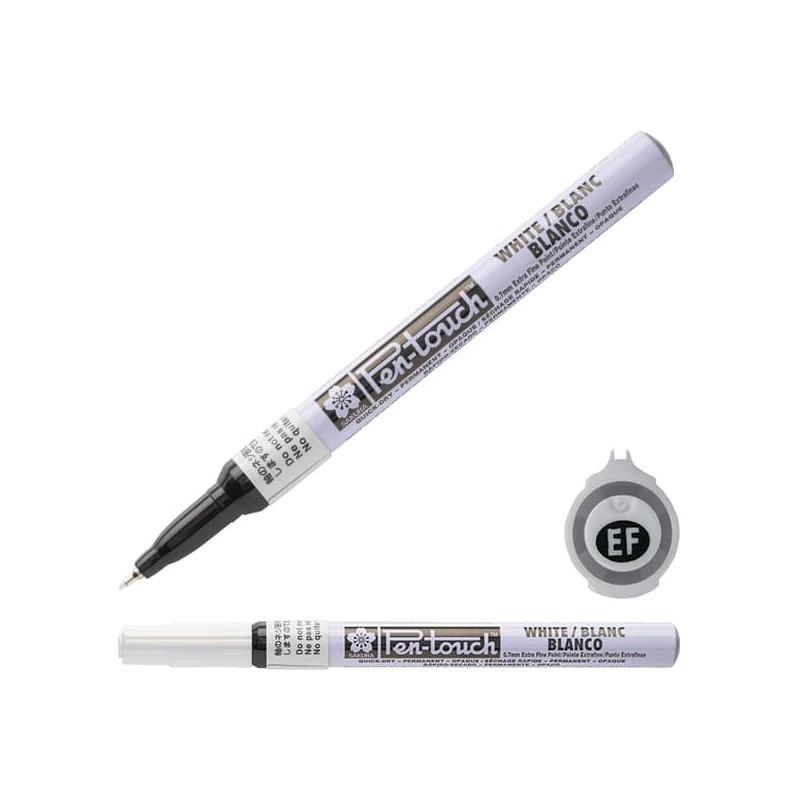 Sakura Pen-Touch lakkfilc, extra fine (0,7 mm) - white