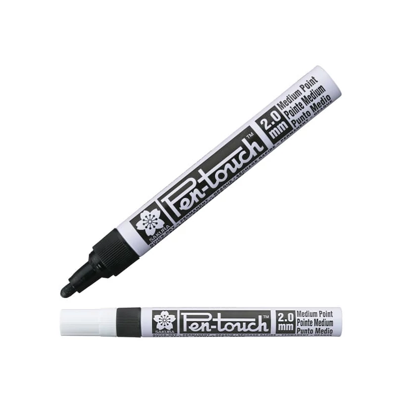 Sakura Pen-Touch lakkfilc, medium (2 mm) - black