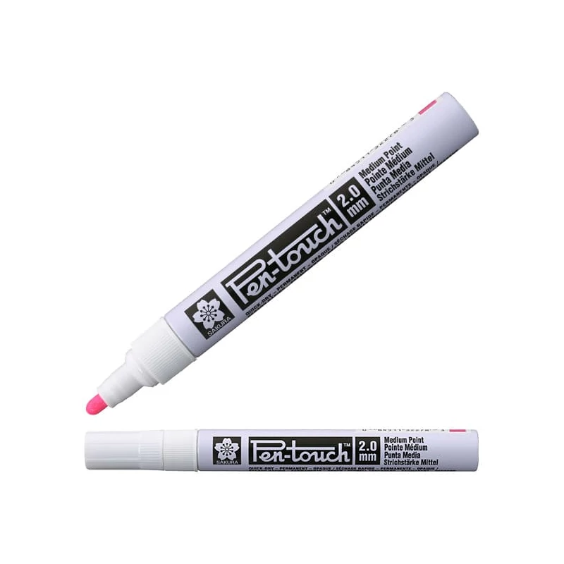Sakura Pen-Touch lakkfilc, medium (2 mm) - fluo pink