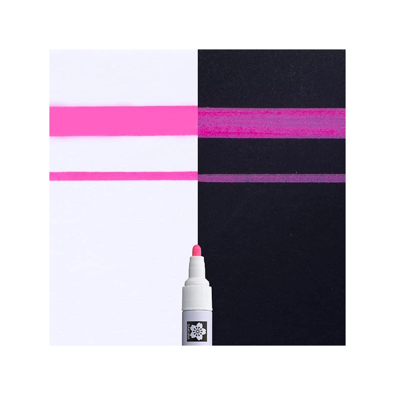 Sakura Pen-Touch lakkfilc, medium (2 mm) - fluo pink
