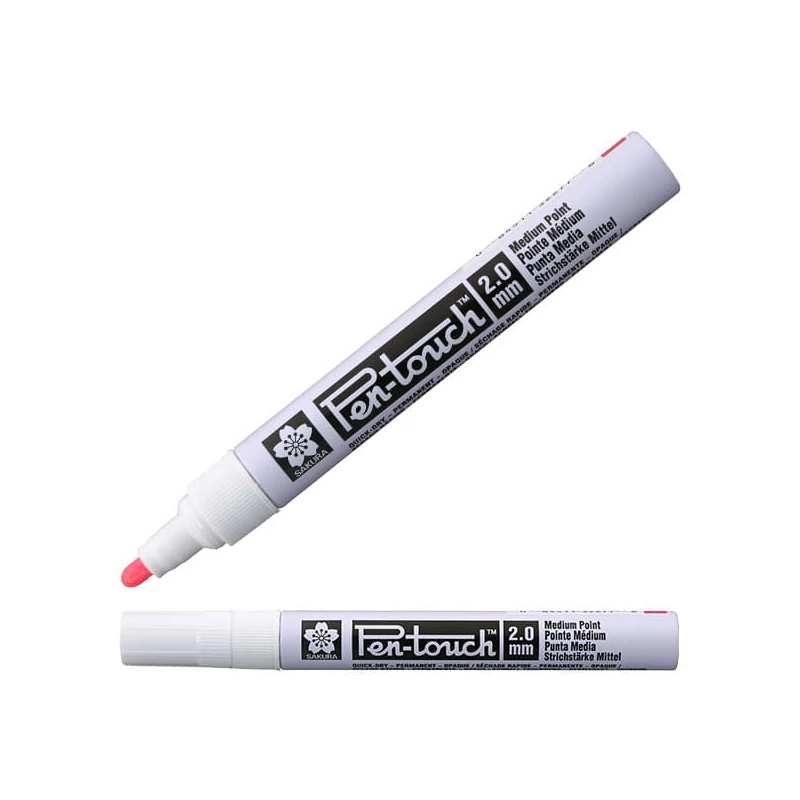 Sakura Pen-Touch lakkfilc, medium (2 mm) - fluo red