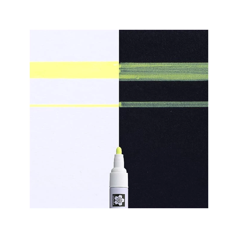 Sakura Pen-Touch lakkfilc, medium (2 mm) - fluo yellow